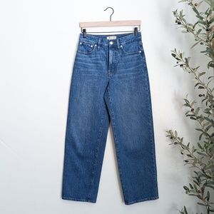 NWOT Madewell The Perfect Vintage Wide-Leg Jean in Leifland Wash